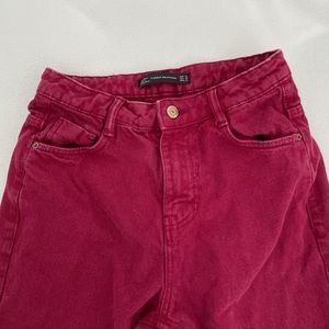 Wine red jeans - Zara trafaluc denim USA 00